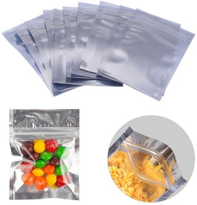 Plastic Verpakkende de Zakzak Duidelijk Front Moisture Proof van de Metalized resealable Folie