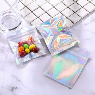 Zilver Gesteunde Ritssluitingszak die VMPET Duidelijk Front Mylar Bags verpakken
