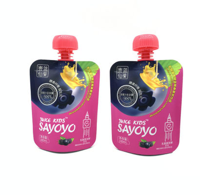 Douane die de Kleurrijke Grootte van Juice Liquid Packaging Pouch Bags drukken VMPET 200ml