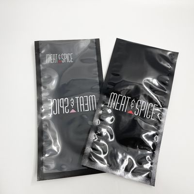 De douane drukte de Glanzende Zak van Front Transparent Vacuum Sealing Packaging van de Blokkleur