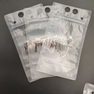 De drank Vloeibare Verpakkende Zak van partijsporten Use16OZ met Straw Handle