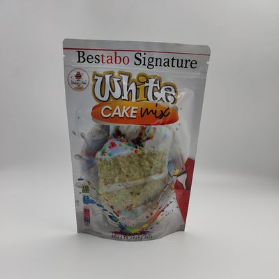 OEM van het de Ritssluitingsaluminium van het Cakepoeder van de de Zak Zijhoekplaat Resealable Bevindende de Zakfolie