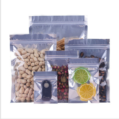 Plastic Verpakkende de Zakzak Duidelijk Front Moisture Proof van de Metalized resealable Folie