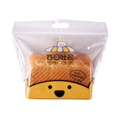 De Bakkerij Plastic Plastic Zakken van het handvatgat voor Verpakkings van brood200g 300G Grootte