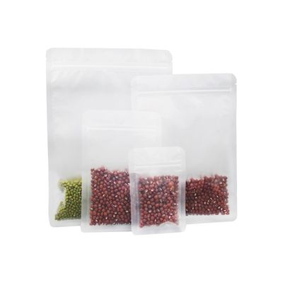 Matte Frosted Flat-zak van de ritssluitings de Plastic Verpakkende Zak voor Notensuikergoed