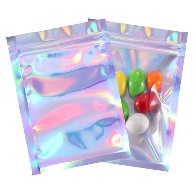 Zilver Gesteunde Ritssluitingszak die VMPET Duidelijk Front Mylar Bags verpakken