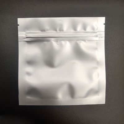 De duidelijke Vlakke Bodemal CPP Zilveren Aluminiumvoedsel Zak van de Verpakkingszak met Resealable Pit