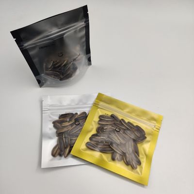 De duidelijke Vlakke Bodemal CPP Zilveren Aluminiumvoedsel Zak van de Verpakkingszak met Resealable Pit