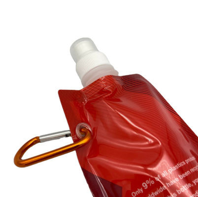De openluchtsporten Opvouwbare Plastic Vloeibare Gedrukte Douane van de Verpakkingszak 300ML