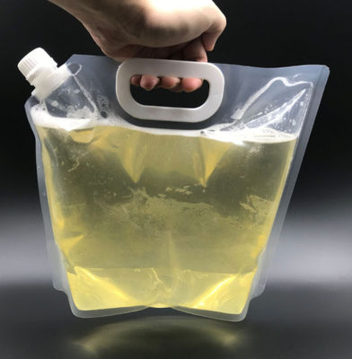 Zakken van de het Bier Vloeibare Verpakkende Zak van 3L 5L 6L de Transparante met Spuitenhandvat