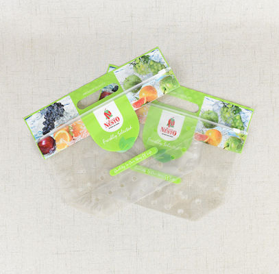 Het Voedsel van het de Tribune omhoog Verse Fruit van HUISDIERENcpp Verpakkingszak met de Gaten van de Ritssluitingsopening