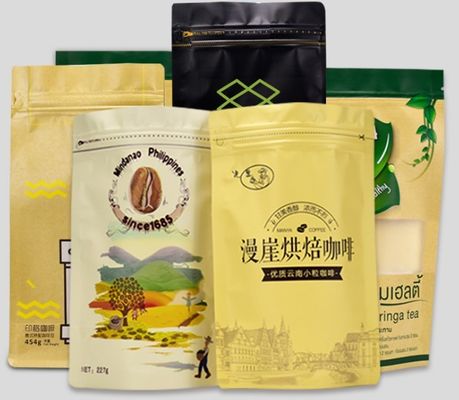 120mic de Koffietribune van het ritssluitingsslot op Zakken Plastic VMPET Koffie Bean Packaging