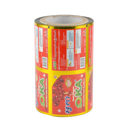 Gelamineerde Gedrukte Verpakkende Broodjes 100-300 Mirons van de voedselrang met Aluminiumfolie Binnen