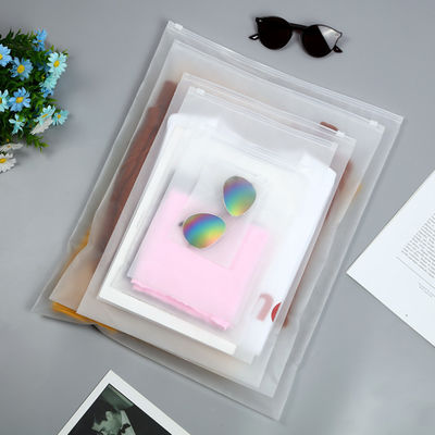 PE van pvc van de serigrafiedruk Plastic Ritssluitingszakken voor Vochtbestendige Kleren