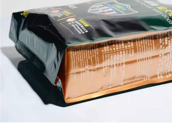 De plastic Hond behandelt Voedsel voor huisdieren de Capaciteit van Verpakkingszakken 5kg 10kg met Schuifritssluiting