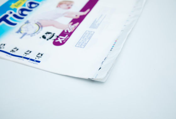 LDPE de Douane van het Luiermaandverband drukte Plastic Zakken die ISO met Flardhandvat verpakken