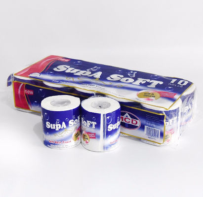 LDPE Materiële closetroldocument Plastic Verpakkende Zak 60mic 80mic dik