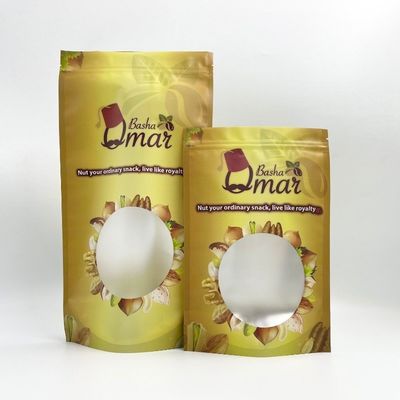 500g capaciteit Gelamineerd Matt Finish Zipper Coffee Bags met Klep