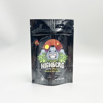 Van het de Knoppenaluminium van de douanedruk CBD de Folietribune op Zak 160mic 320mic