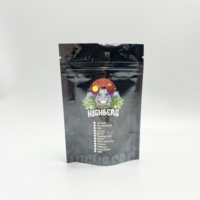 Van het de Knoppenaluminium van de douanedruk CBD de Folietribune op Zak 160mic 320mic