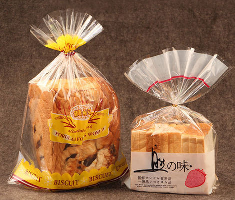 De douane Gedrukte BOPP-van de Toostzakken van de Broodzak Plastic zakken van het het Cellofaanbrood