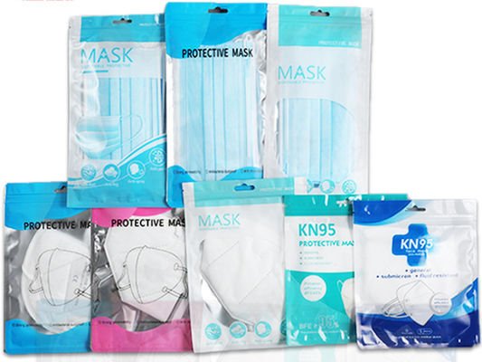 Duidelijke Beschikbare Plastic Opnieuw te gebruiken de Ritssluitingszak van het Gezichtsmasker