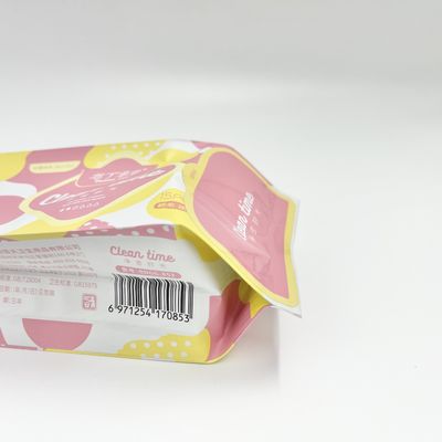 De CMYK Gedrukte Zak van de het Maandverbandaluminiumfolie van Dames met Stickers