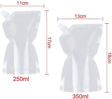 300 Microns van Spuiten de Plastic Juice Drink Bag Pouches Gravure Druk